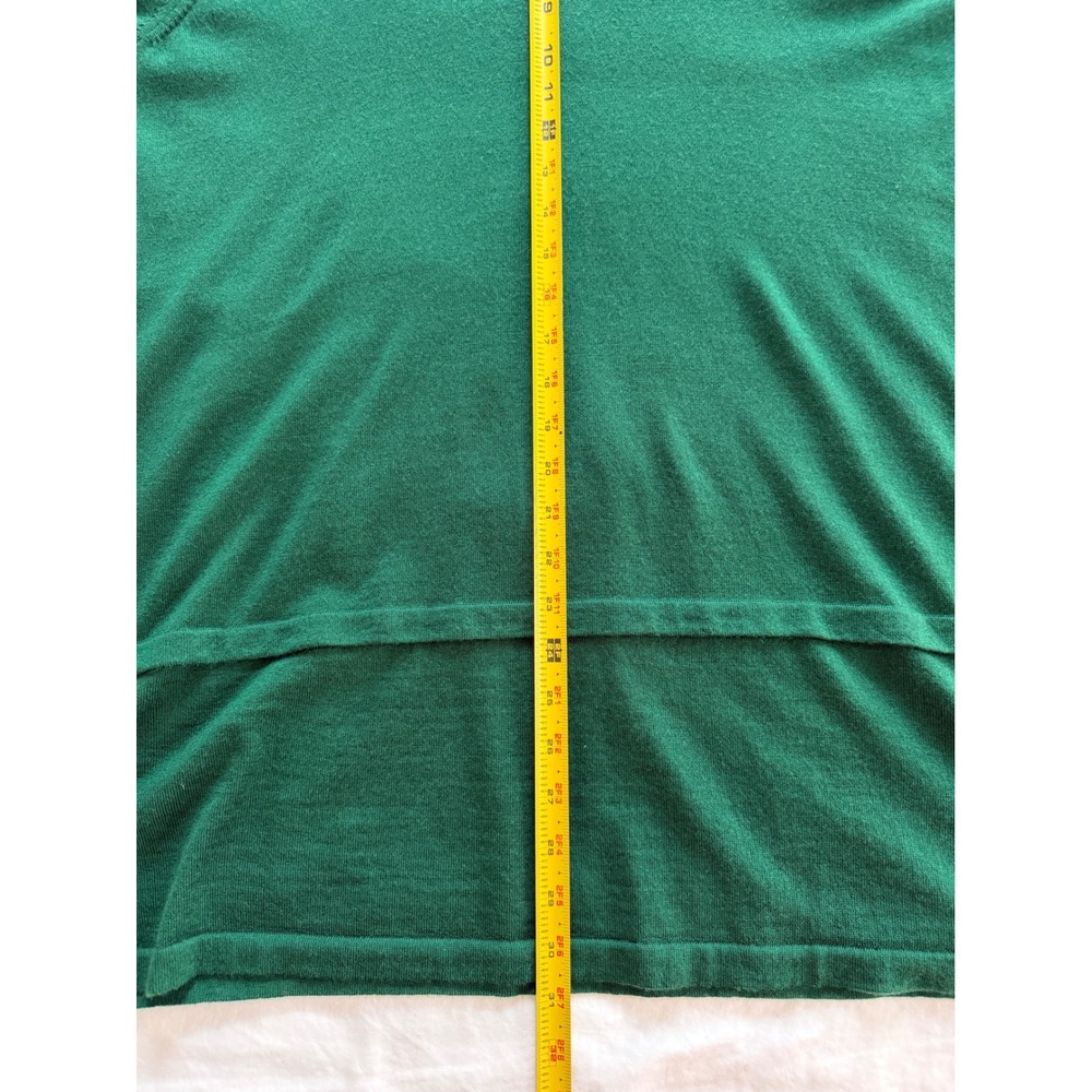 J.Jill Merino Washable Wool Tunic Sweater XL Green Oversized Long Sleeve - Picture 5 of 11